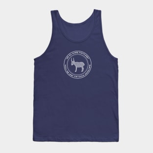 We All Share This Planet - You, Me and the Saiga Antelope - animal gift Tank Top